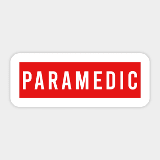 PARAMEDIC Sticker